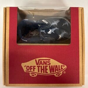 Vans Crib Shoes - Navy with Sharks